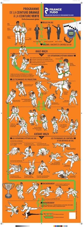 Ceinture verte - progression officielle